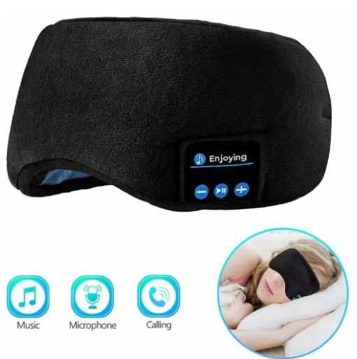 SomnaShield™ Noise-Canceling 3D Sleep Mask